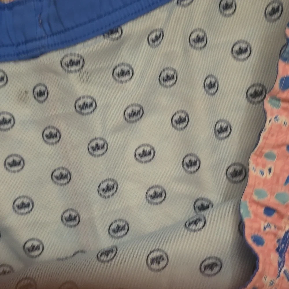 Peter‎ Millar Mens Swimwear XXL Pink Seaside Collection Crab Beer Printed Trunks